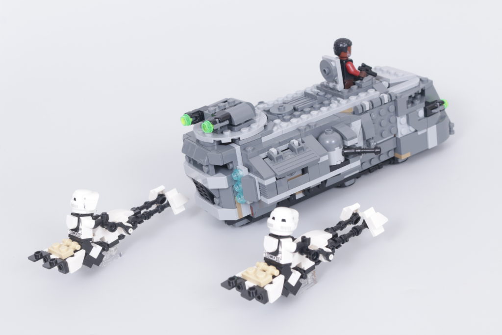 LEGO Star Wars The Mandalorian Speeder Bike Z 74 custom build competition 3