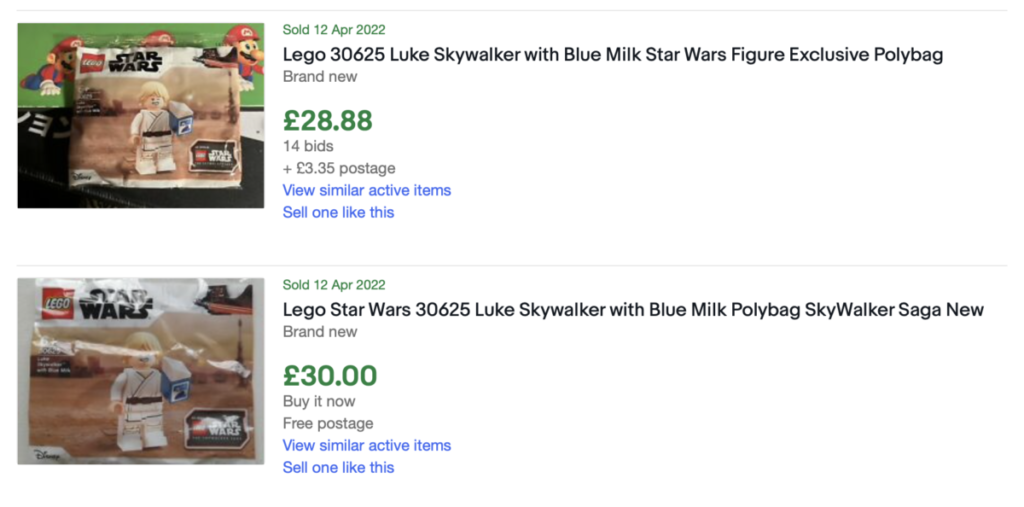LEGO Star Wars The Skywalker Saga 30625 Luke Skywalker with Blue Milk polybag eBay
