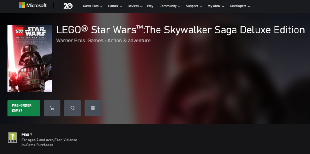 LEGO Star Wars The Skywalker Saga Microsoft Store