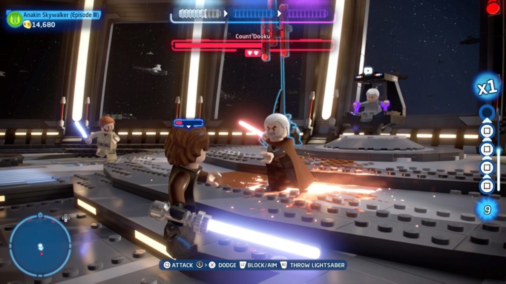 LEGO Star Wars The Skywalker Saga Revenge of the Sith boss battle