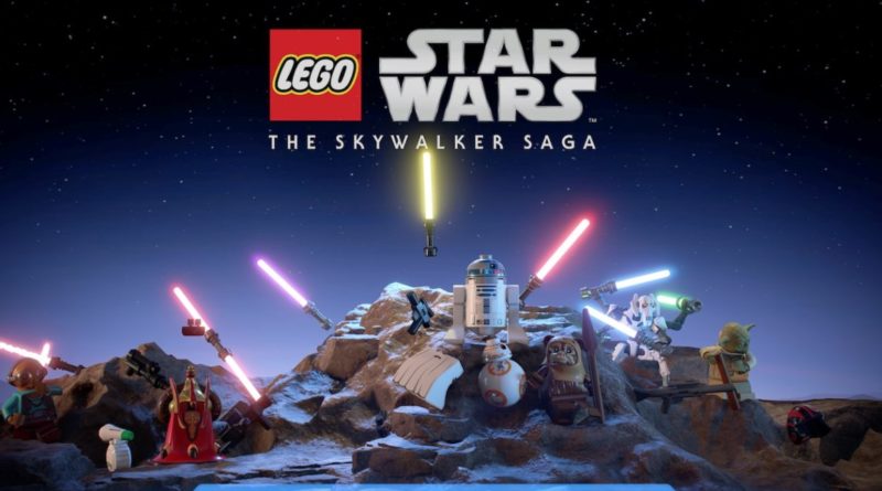 LEGO Star Wars The Skywalker Saga glitched title screen