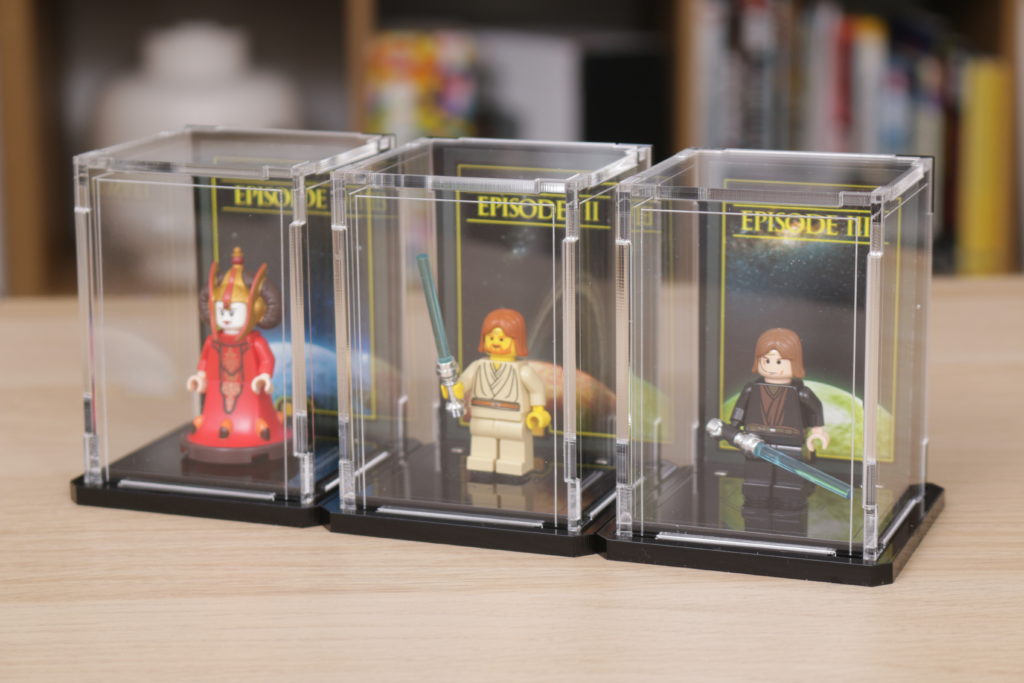 LEGO Star Wars individual minifigure display case Wicked Brick review 42