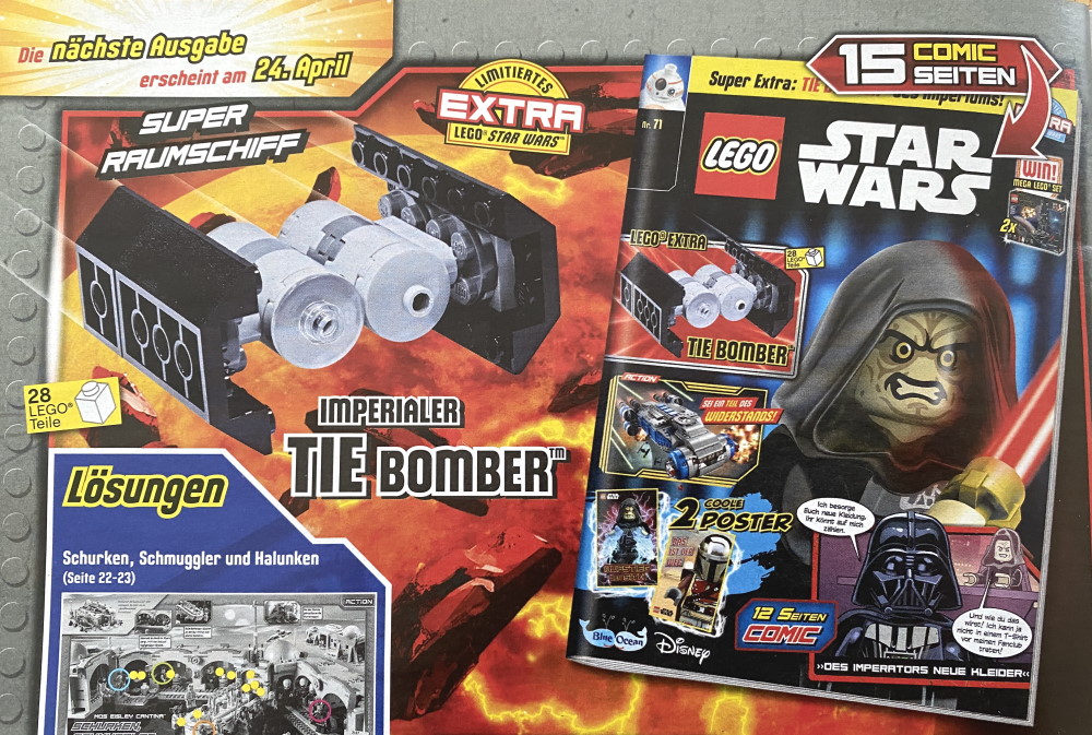 LEGO Star Wars magazine Issue 71 TIE Bomber