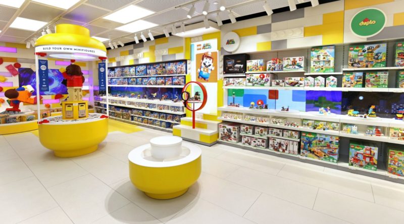 LEGO Store မြူးနစ်တွင်ပြသထားသည်။