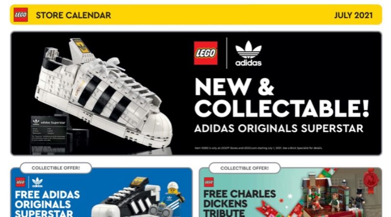 LEGO Store US Calendar July 2021 featured
