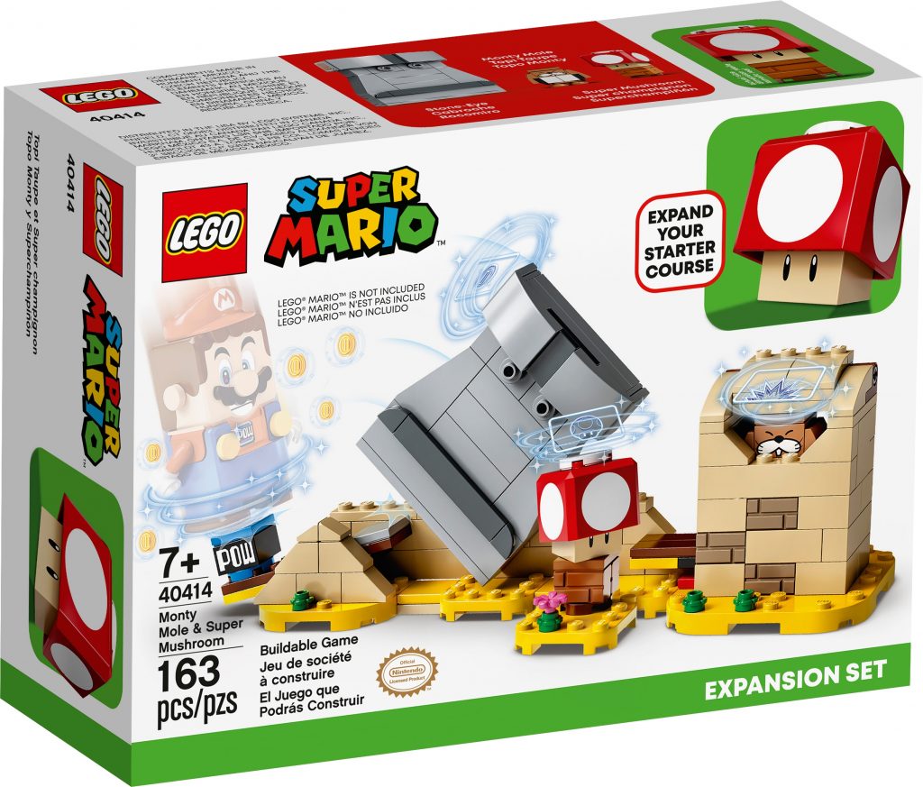 LEGO Super Mario 40414 Monty Mole Super Mushroom Expansion Set 1