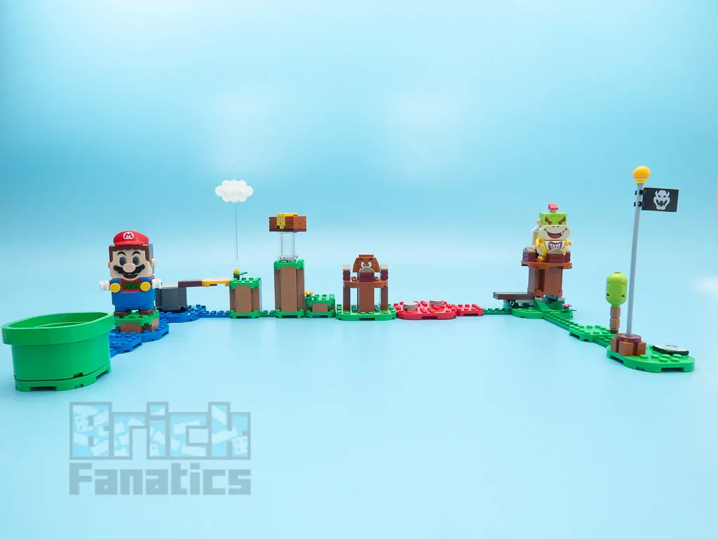 LEGO Super Mario Adventures with Mario Starter Course 71360 Building Kit, Interactive Set Featuring Mario, Bowser Jr. and Goomba Figures (231 Pieces)