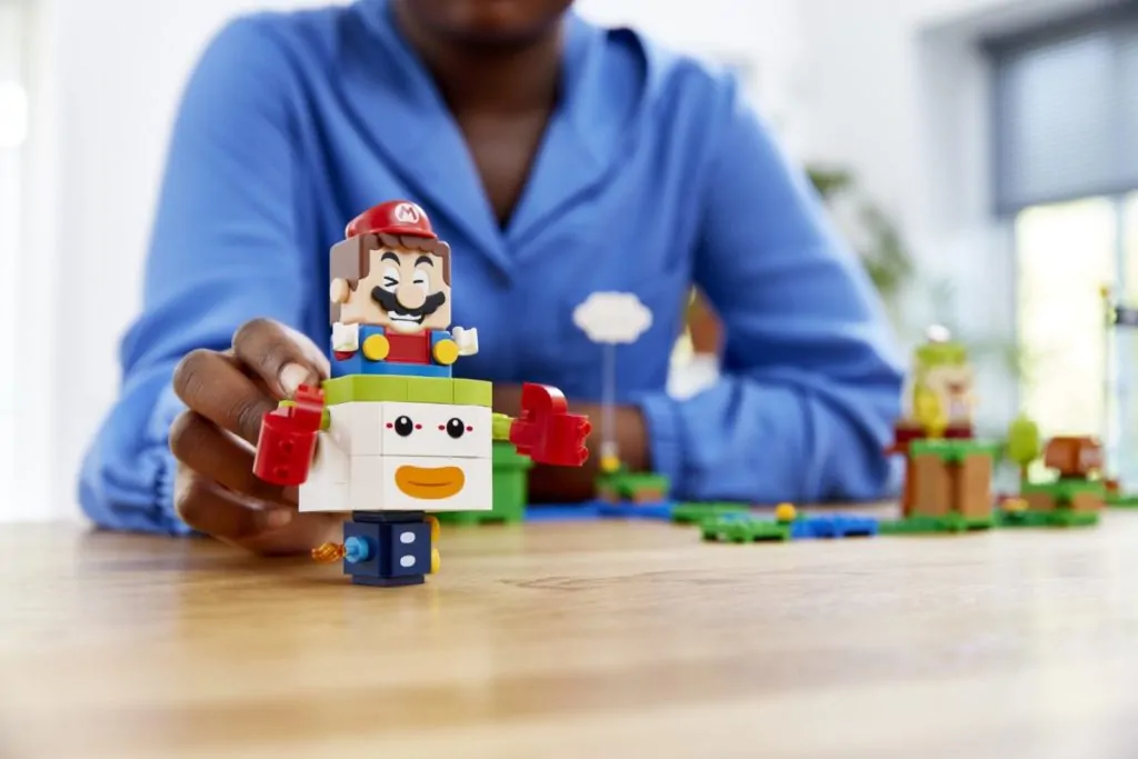 LEGO Super Mario 71396 Bowser Jr.s Clown Car Expansion Set lifestyle