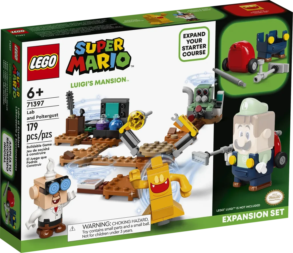 LEGO Super Mario 71397 Luigis Mansion Lab and Poltergust 1
