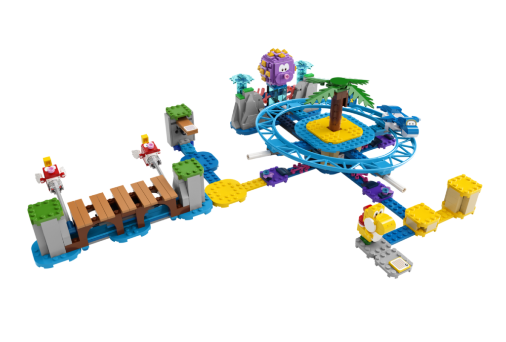 LEGO Super Mario 71400 Big Urchin Beach Ride Expansion Set contents