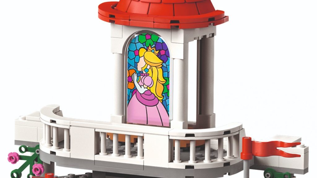 Vetrata colorata del Castello della Principessa Peachs LEGO Super Mario 71408