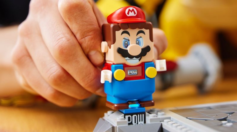 LEGO Super Mario 71411 L'interazione con il personaggio digitale Mighty Bowser in primo piano