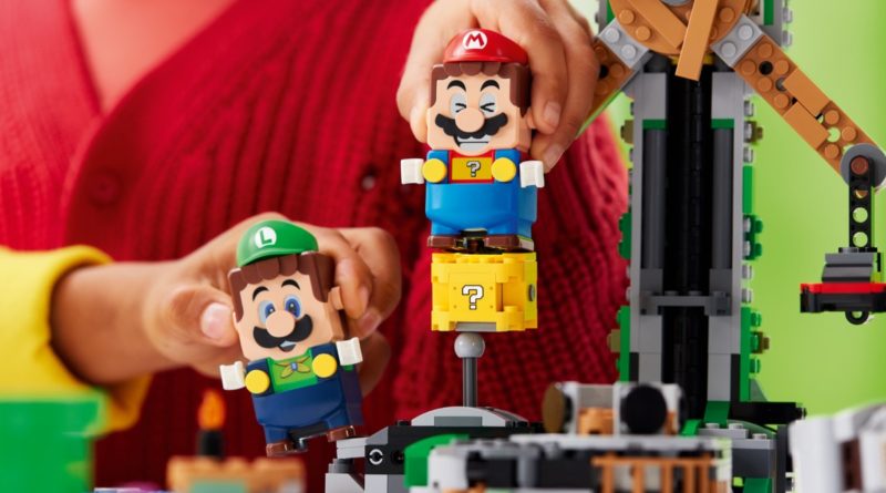 In primo piano il lavoro di squadra di LEGO Super Mario Luigi