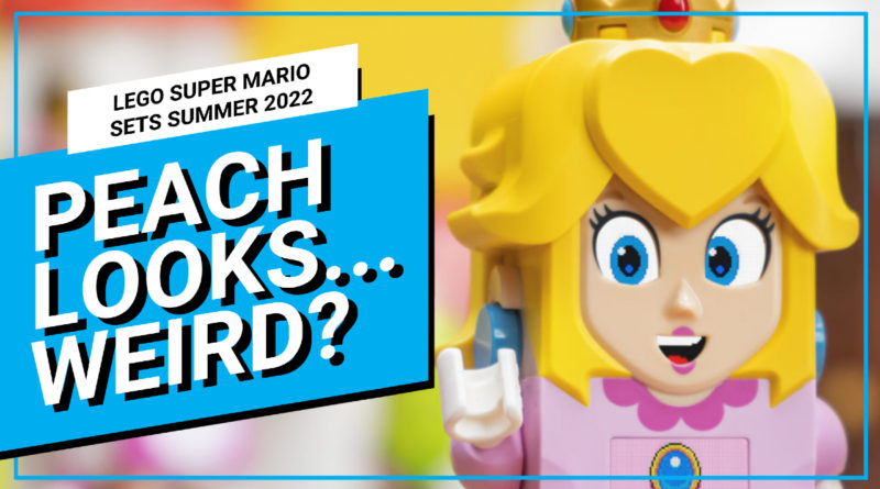 LEGO Super Mario Princess Peach looks weird video