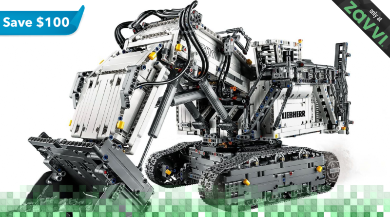 გამორჩეულია LEGO Technic 42100 Liebherr R 9800 ექსკავატორი Zavvi