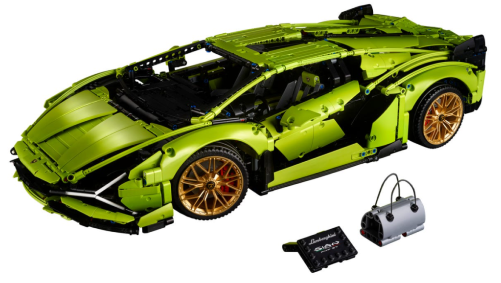 LEGO Technic 42115 Lamborghini Sian FKP 37 contents