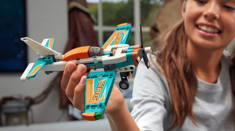 LEGO Technic 42117 Race Plane lifestyle resized featured