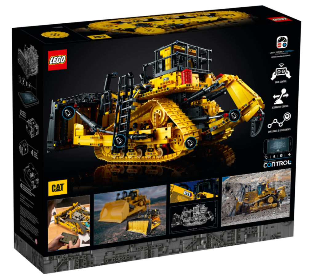 LEGO Technic 42131 CAT D11T Bulldozer box back