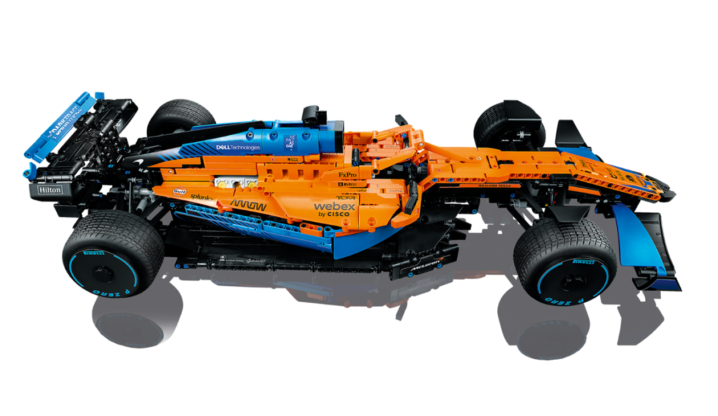 LEGO Technic 42141 McLaren Formula One Race Car side 2