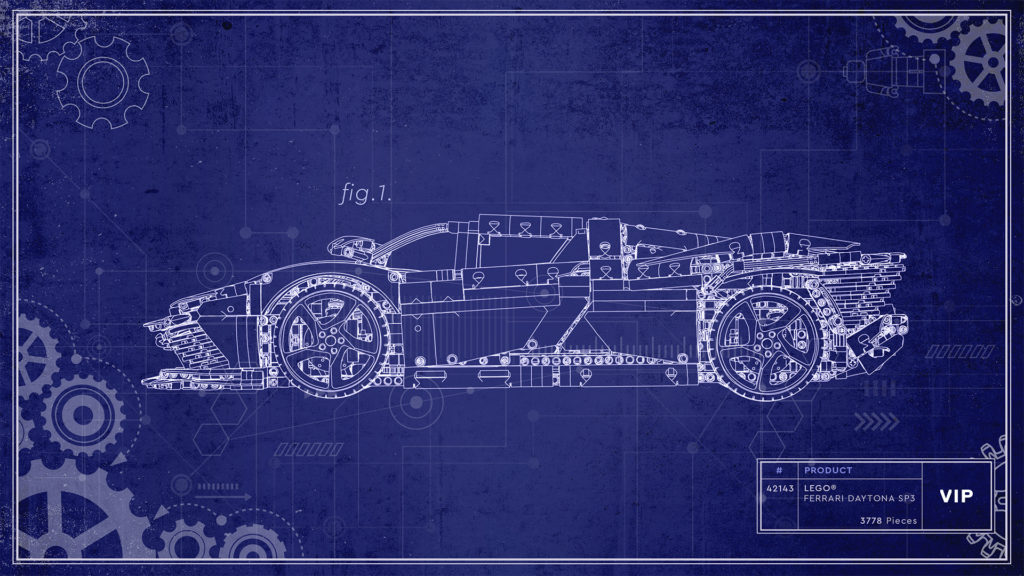 Scarica LEGO Technic Ferrari Daytona SP3 1920x1080 1