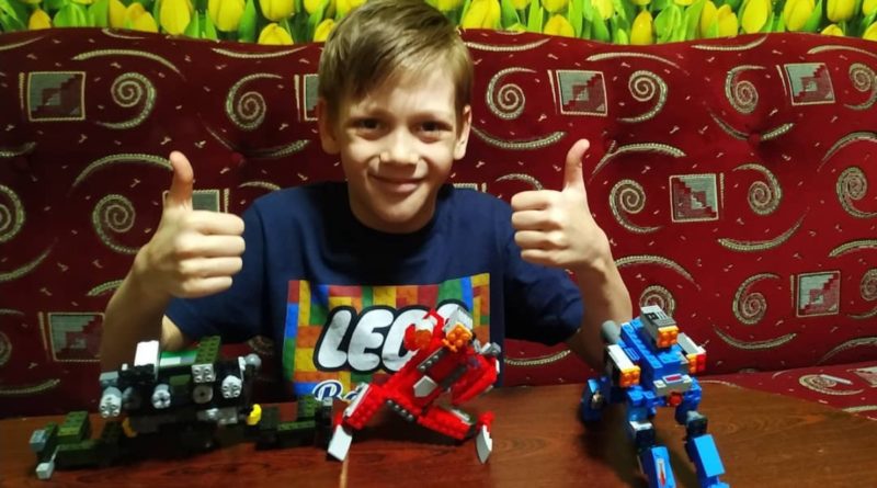 LEGO Ucraina LEGO Boy Star in primo piano