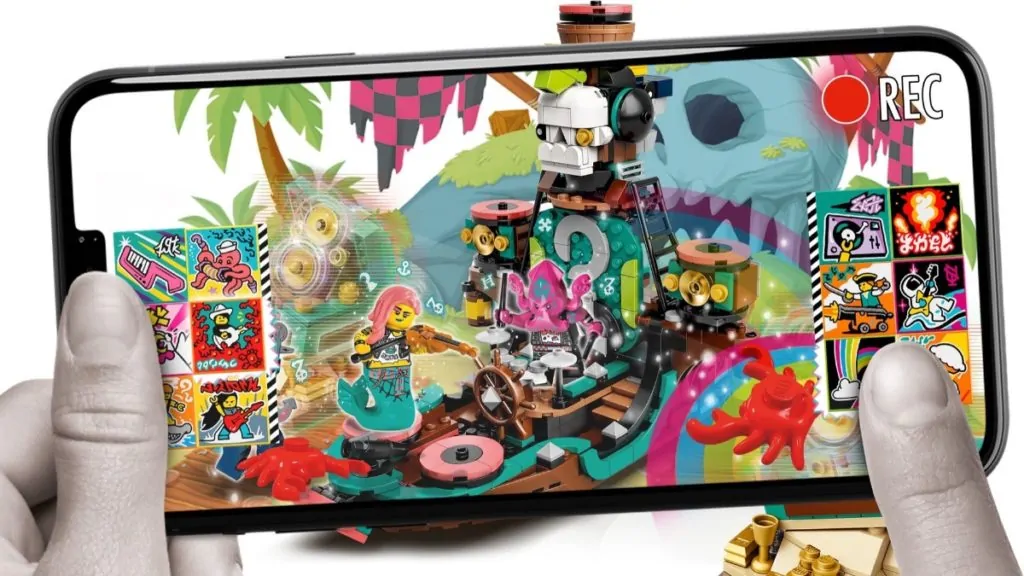 LEGO VIDIYO 43114 Nave pirata punk in primo piano 1