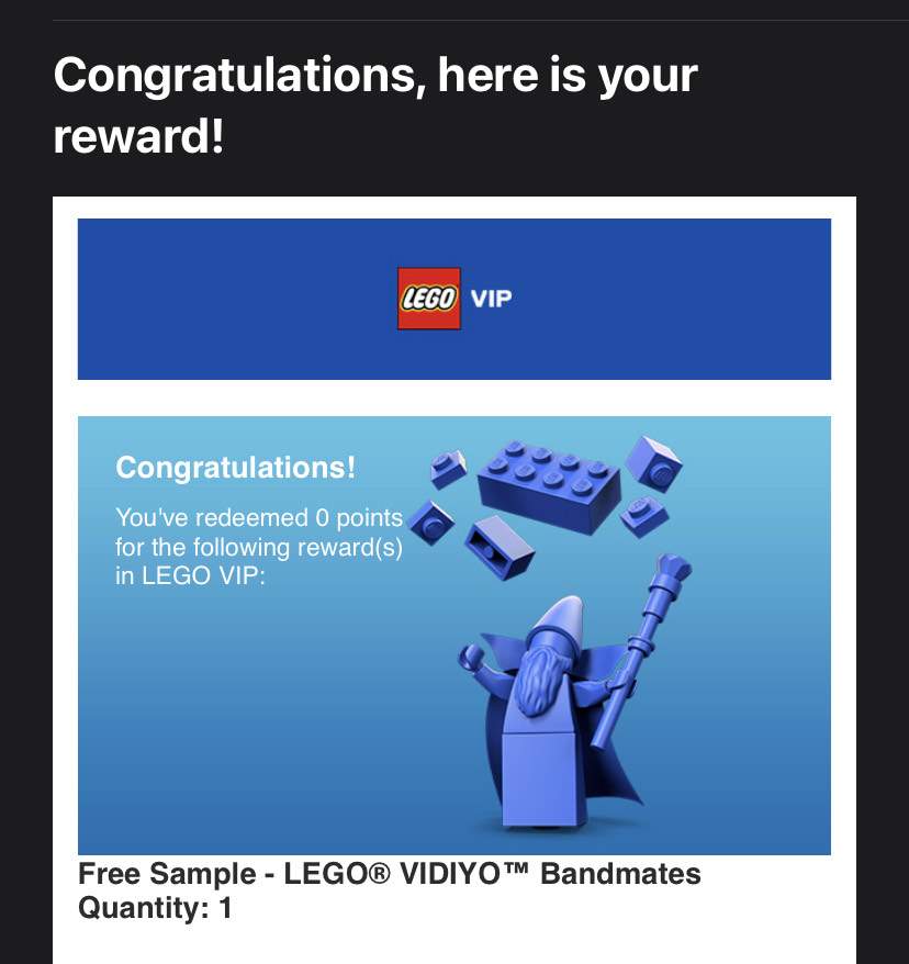 LEGO VIDIYO VIP 43101 Bandmates free sample 2