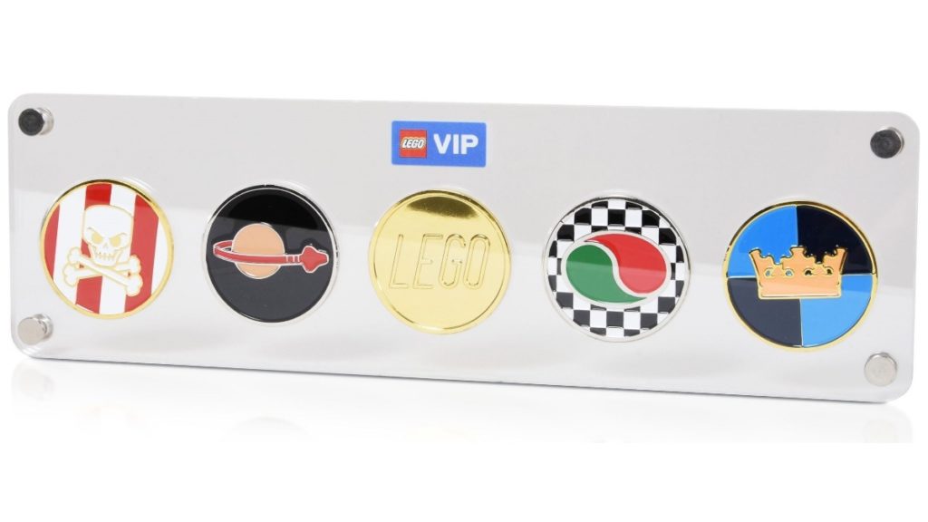 LEGO VIP coins in holder featured