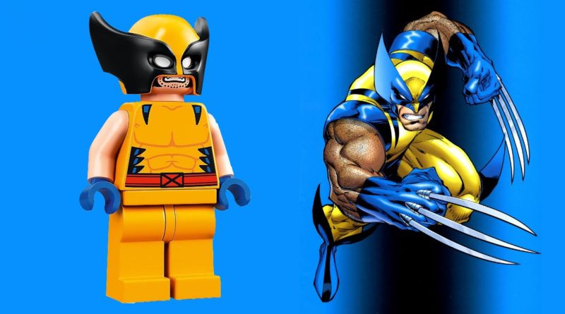 Wolverine brick figure 