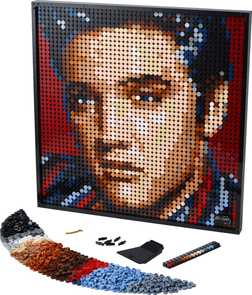 LEGO art 31203 Elvis Presley contents