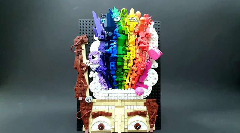 art with lego