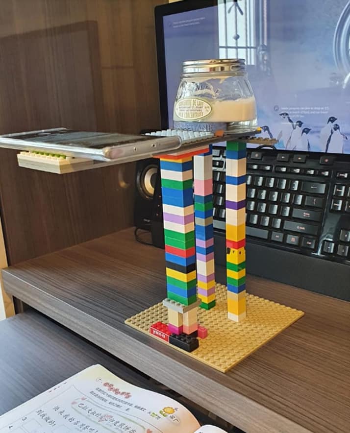 LEGO phone stand