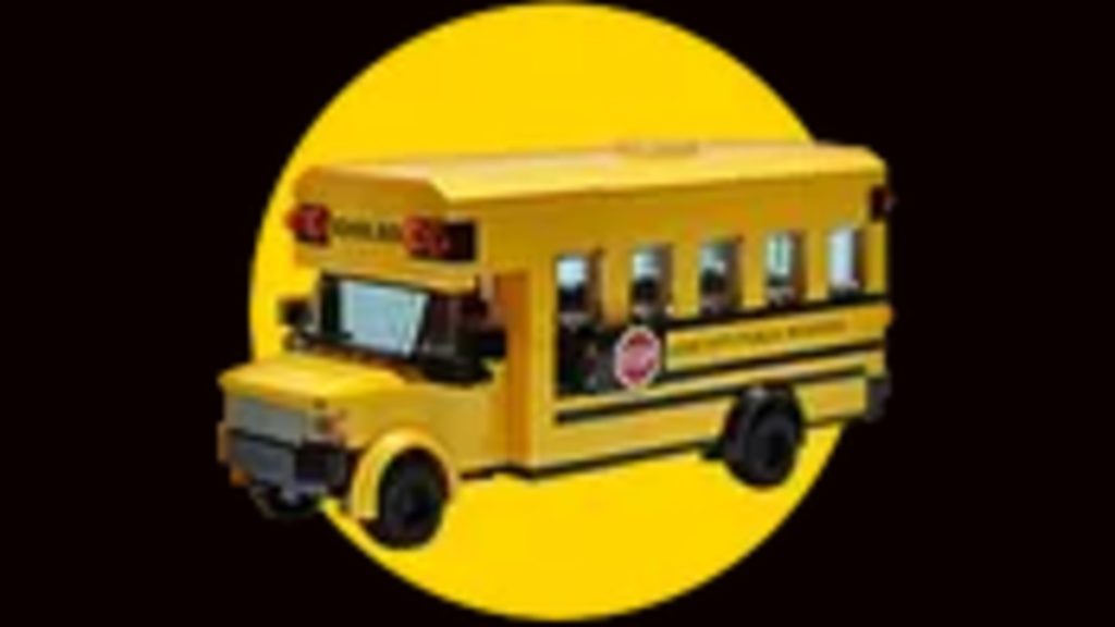 LEGO school bus LEGO.com render