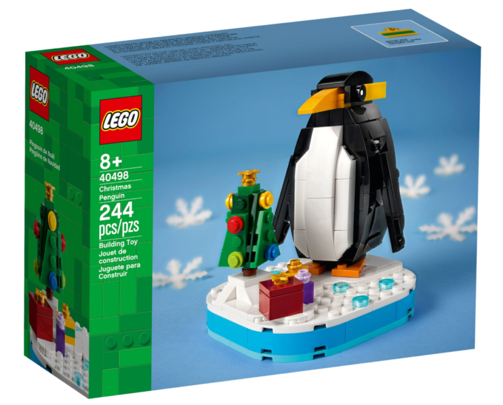 LEGO seasonal 40498 Christmas Penguin box