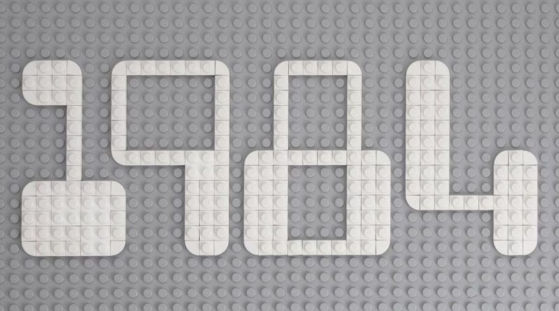LEGO typeface design 1984