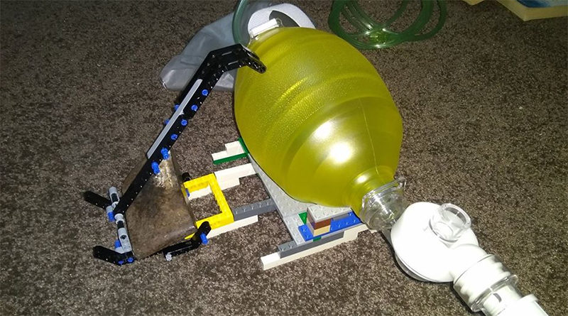 LEGO ventilator prototype