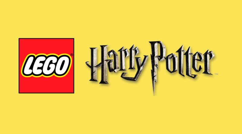 Logo LEGO Harry Potter in primo piano ridimensionato