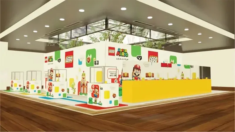 LEGO Super Mario pop up stores coming 