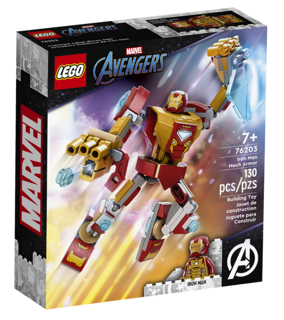 LEOG Marvel 76203 Iron Man Mech Armor
