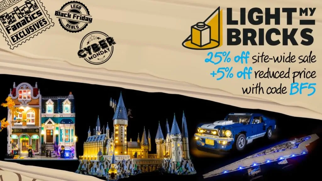 Light My Bricks Brick Fanatics Black Friday LEGO deals featured
