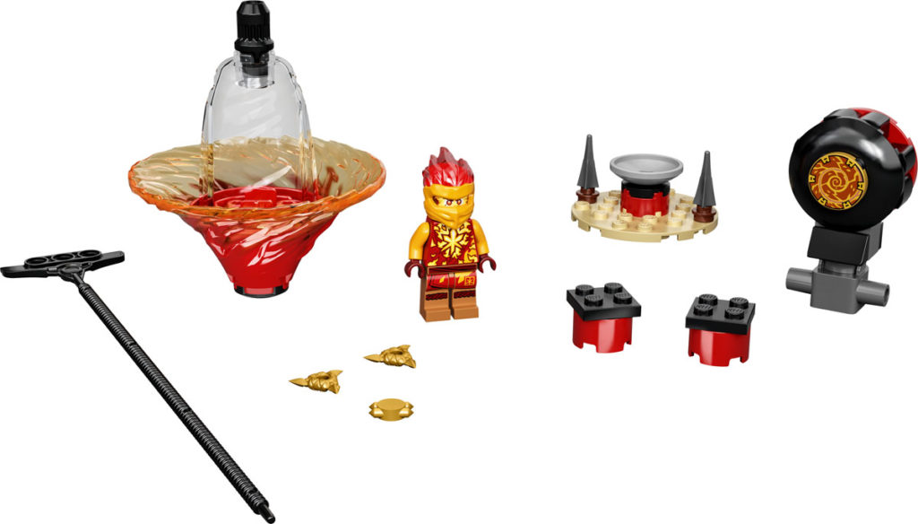 NINJAGO 70688 KAIS SPINJITZU NINJA-TRENING innhold 1024x584
