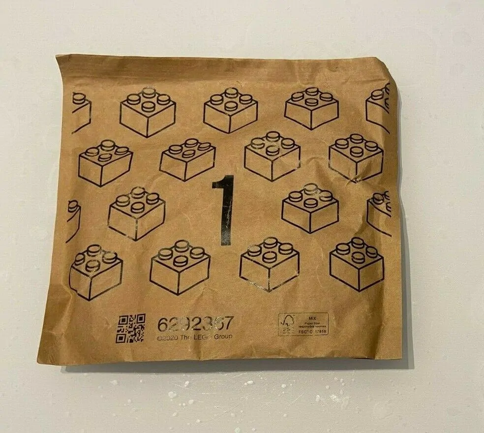 LEGO paper bag prototypes listed on eBay for an eyewatering price