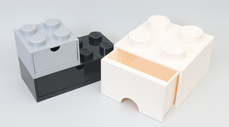 Room Copenhagen LEGO brick desk and drawer storage review title