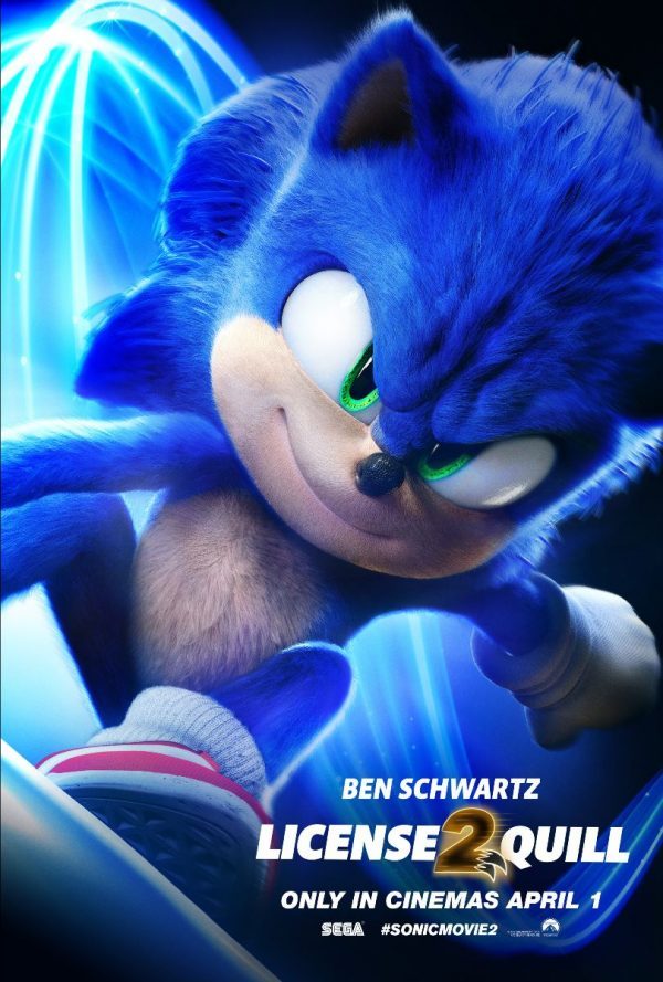 Sonic the Hedgehog character poster