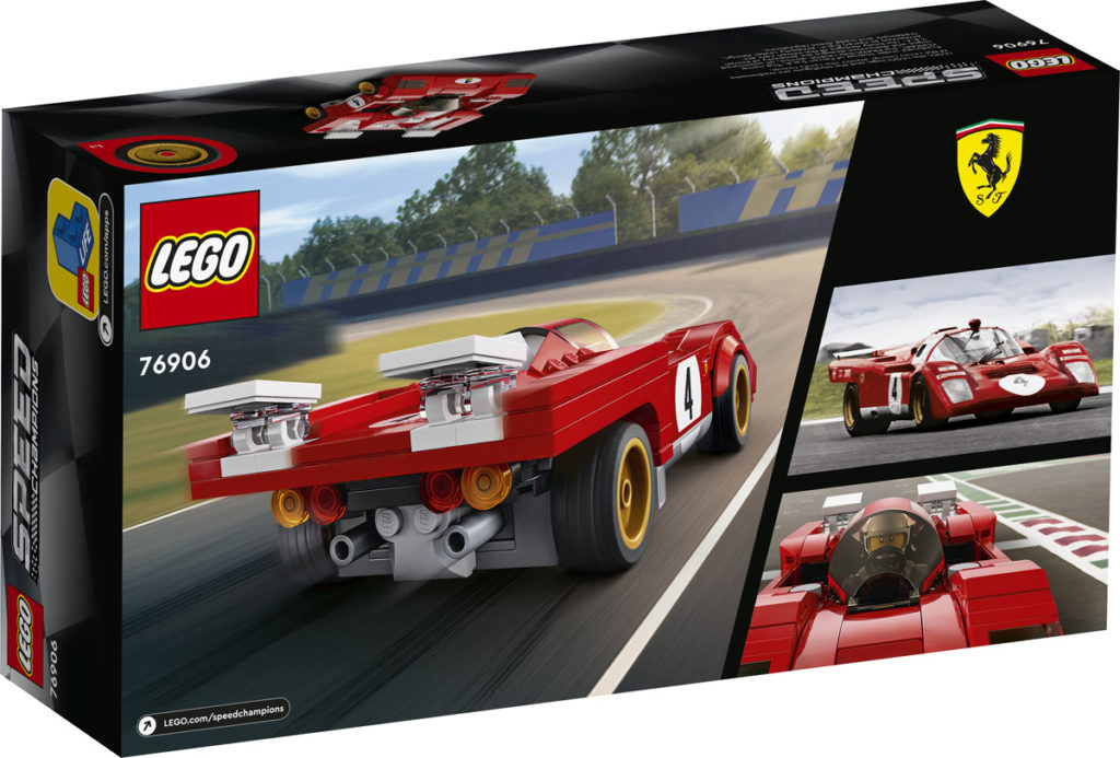 Speed Champions 76906 1970 Ferrari 512 M box back