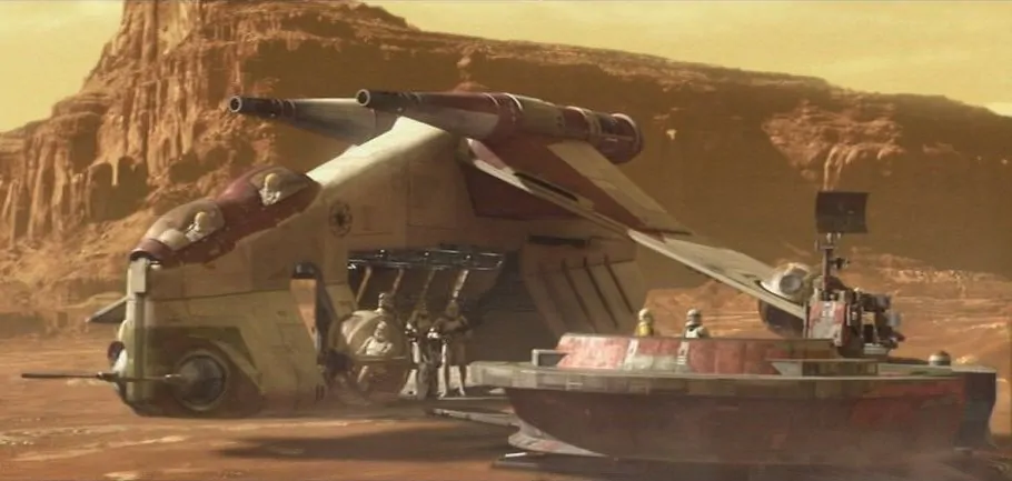 Star Wars Attack of the Clones Republic Gunship