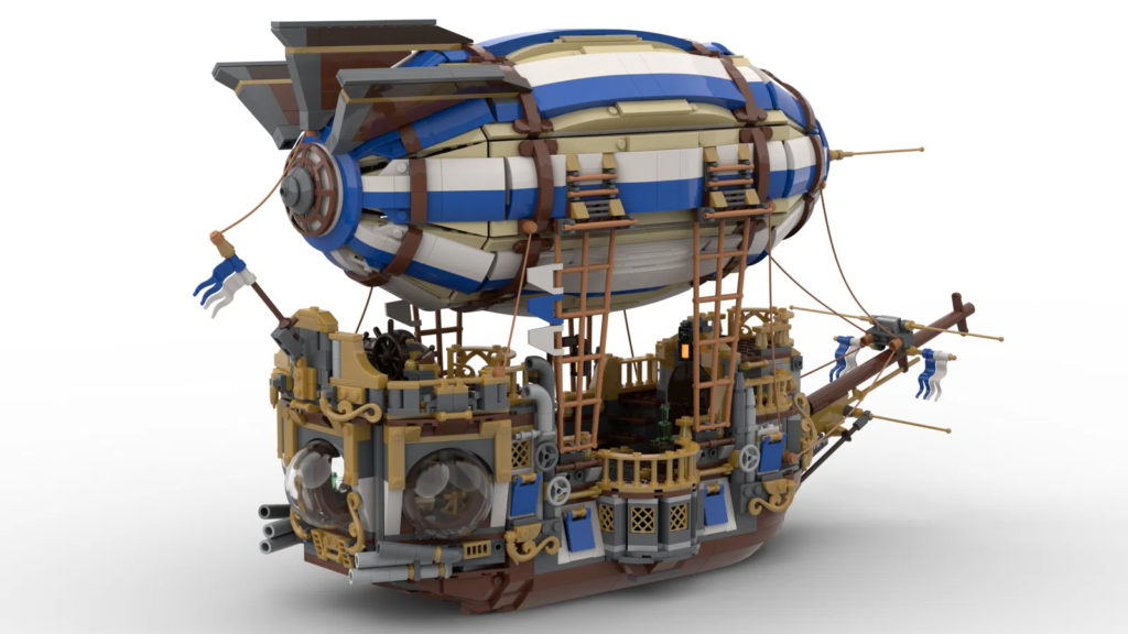 Steampunk airship LEGO Ideas side 1 1