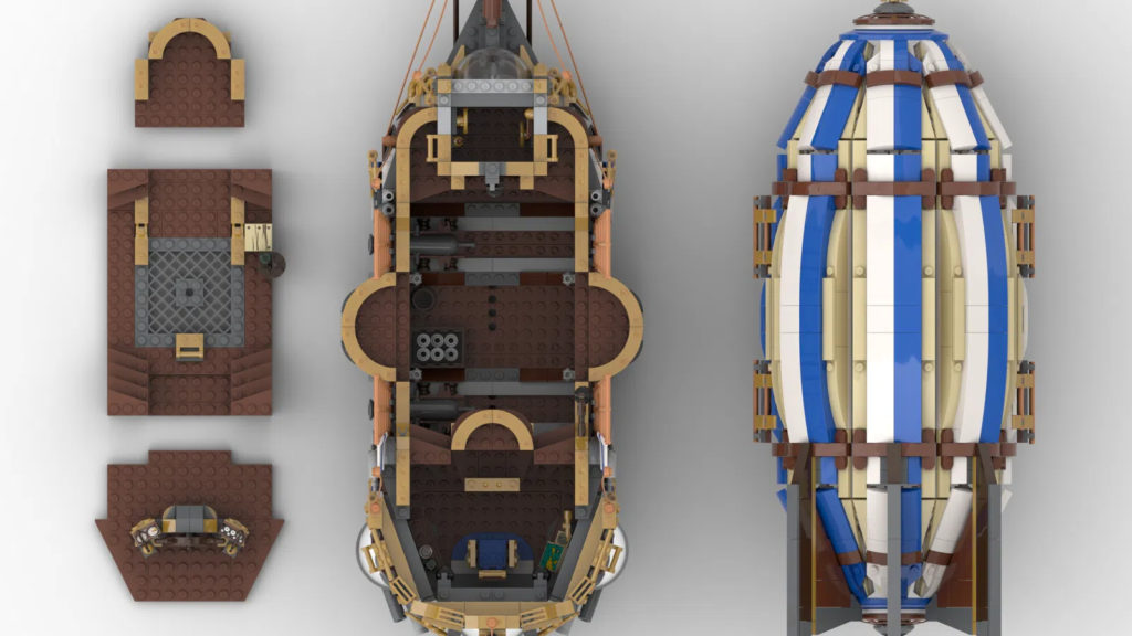 Steampunk airship LEGO Ideas top