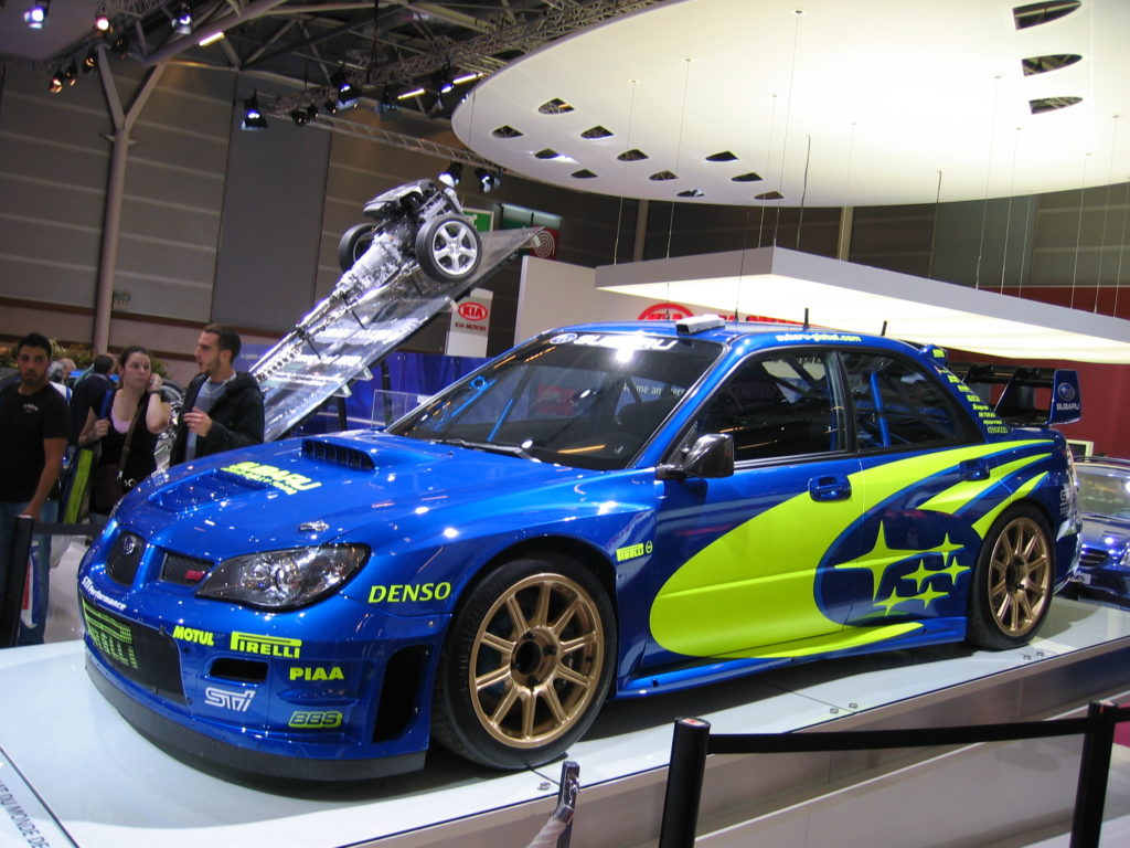 Subaru Impreza WRX STI rally car