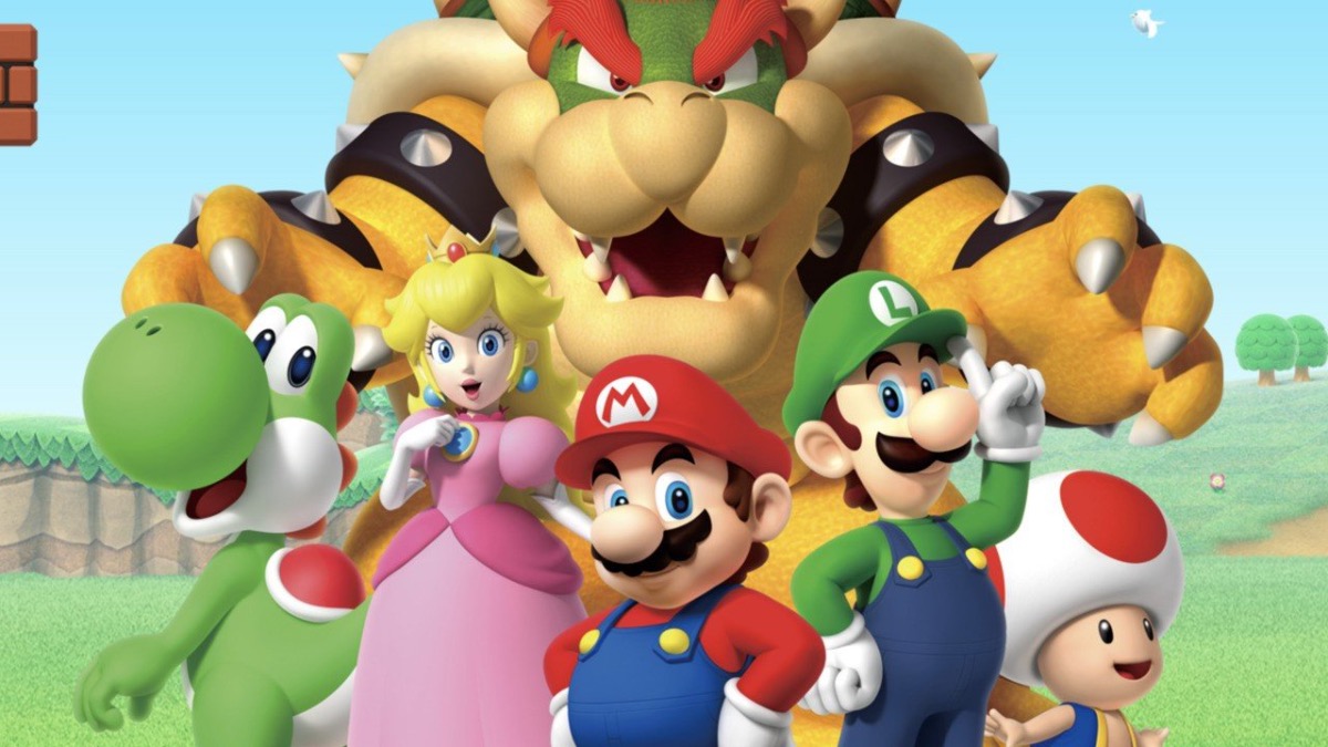 Super Mario პერსონაჟის პოსტერი გამორჩეულია